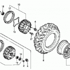TRX350TM Переднее колесо