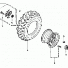 TRX350TM Заднее колесо