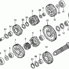 TRX350TM Трансмиссия