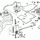 TRX500FE Топливный бак