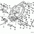 TRX350TM Крышка картера задняя
