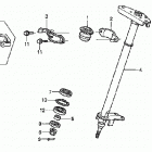 TRX400EX Рулевой вал