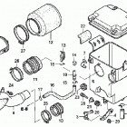 TRX350TM Воздухозаборник
