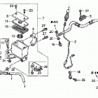 TRX300EX Front brake master cylinder (trx300ex'01-'06)