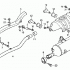 TRX350TM Глушитель