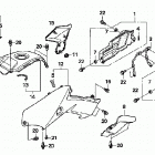 TRX500FE Облицовка кузова