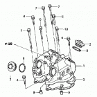TRX400EX Крышка головки цилиндров