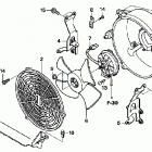TRX500FE Вентилятор охлаждения
