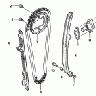 TRX400EX Цепь ГРМ и натяжитель