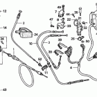 TRX500FE Handle levers@switches   @cables