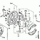 TRX350TM Передний тормоз