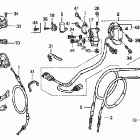 TRX400EX Рычаги & переключатели & тросы