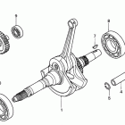 TRX350TM Коленчатый вал и поршень