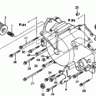 TRX350TM Front crankcase cover (mt)