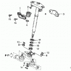 TRX350TM Рулевой вал