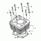 TRX400EX Цилиндр