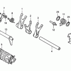 TRX400EX Shift drum@shift fork    (''''''''''''''''''''''''...