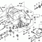 TRX350FE Front crankcase cover    (at)