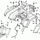 TRX350TM Заднее крыло