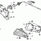 TRX500FE Taillight@stop light