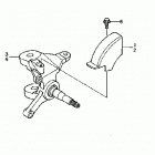 TRX400EX Кулак поворотный