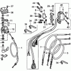TRX300EX Handle lever@switch@cable (trx300ex'''''''''''''''...