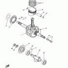 BIG BEAR 400 4WD HUNTER YFM40FBHZ Коленчатый вал & Поршень