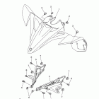 YFZ450RSEY Переднее крыло