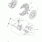 Raptor 350 YFM35RBW Передний тормозной суппорт