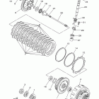 YFZ450 YFZ45BB/YFZ45BW Сцепление
