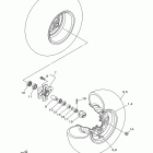 BRUIN 250 2WD YFM25BV Переднее колесо
