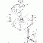 GRIZZLY 125 YFM125GBL Топливный бак