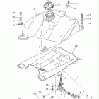 Wolverine 450 4WD YFM45FXYL Топливный бак