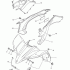 YFZ450 YFZ45BB/YFZ45BW Переднее крыло