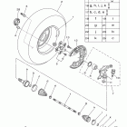 Grizzly 700 FI EPS Special ed. YFM7FGPSEY Переднее колесо 2