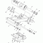 Raptor 250 Special ed YFM25RSE2Y Бугель (задний рычаг)