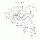 BIG BEAR 400 4WD HUNTER YFM40FBHZ Заднее крыло