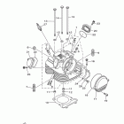 Raptor 350 YFM35RBW Головка цилиндра