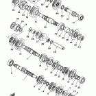 Raptor 350 YFM35RBW Трансмиссия