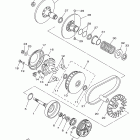 GRIZZLY 450 EPS 4WD HUNTER YFM45FGPHB Сцепление