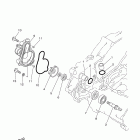 YFZ450 YFZ45BB/YFZ45BW Водяной насос