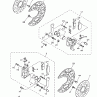 Raptor 250 Special ed YFM25RSE2Y Передний тормозной суппорт