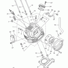 BRUIN 250 2WD YFM25BV Головка цилиндра