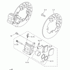 Wolverine 450 4WD YFM45FXYL Передний тормозной суппорт
