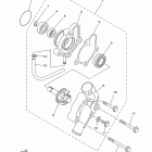 Wolverine 450 4WD YFM45FXYL Водяной насос