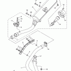 Raptor 350 YFM35RBW Выхлопная система