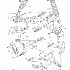 BIG BEAR 400 4WD HUNTER YFM40FBHZ Front suspension & wheel