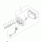 BIG BEAR 400 4WD HUNTER YFM40FBHZ Фонарь задний
