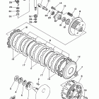 Raptor 350 YFM35RBW Сцепление