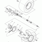 YFZ450RSEY Заднее колесо